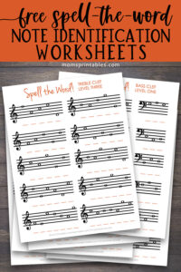 Free Printable Music Notes Worksheets - Mom's Printables