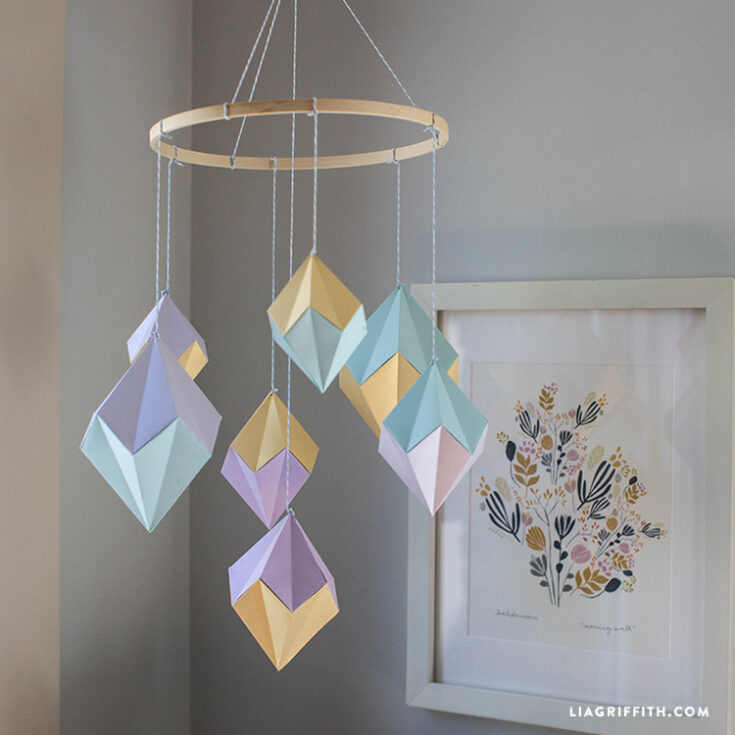 Image for Paper Geode Crib Mobile