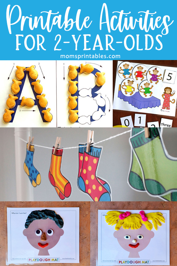 Printable Activities for 2-year-olds | Printable Worksheets for 2-year-olds | Printable Activities for 1-year-olds | Printable Activities for 3-year-olds | 20 free printable activities for 2-year-olds on Moms Printables!