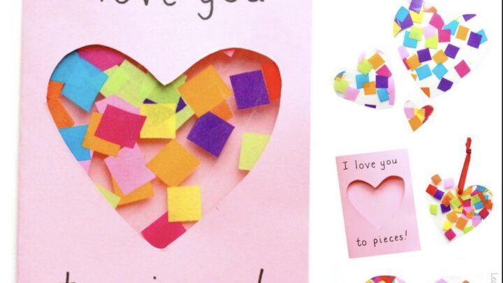 Image for Love you to Pieces Suncatcher Card
