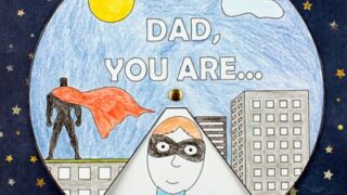 Image for Father’s Day Superhero Spinner Craft