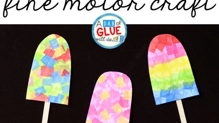 Image for Colorful Popsicles Fine Motor Craft