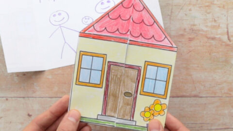 Image for The Cutest Paper House "My Family" Craft
