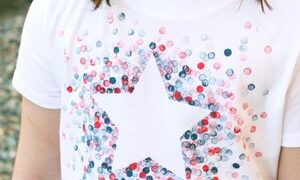 Image for DIY Eraser-Stamped 4th of July Shirt