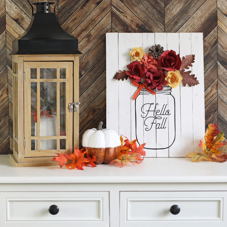 Image for Fall Mason Jar Sign