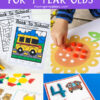 Printable Activities for 4-year-olds | Printable Worksheets for 4-year-olds | Printable Activities for preschoolers | 20 free printable activities for 4-year-olds on Moms Printables!