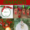 Homemade Christmas ornaments DIY | Homemade Christmas ornament ideas | Homemade Christmas ornaments for kids | Homemade Christmas ornaments for adults | 25 ideas at MomsPrintables!