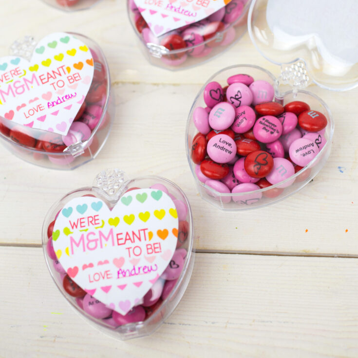 Image for M&M Valentines Printable