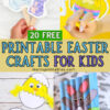 Printable Easter Crafts for Kids | Printable Easter Eggs | Printable Easter Bunny | Printable Easter Coloring Pages | 20 fun PRINTABLE Easter Crafts for Kids over at MomsPrintables!!