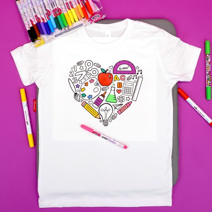 Image for Back to School SVG + Coloring Shirt