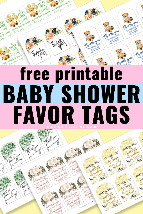 Free Printable Baby Shower Favor Tags | Baby Shower Gift Tags | Baby Shower Favor Tags Free Printable | Baby Shower Favor Thank You Tags