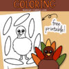 Thanksgiving Turkey for Coloring | Printable Thanksgiving Turkeys | Thanksgiving Crafts for Kids | Free Printable Turkey Coloring Activity free download at Moms Printables!