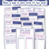 printable extra income planner binder pages for budgeting and side hustle planning